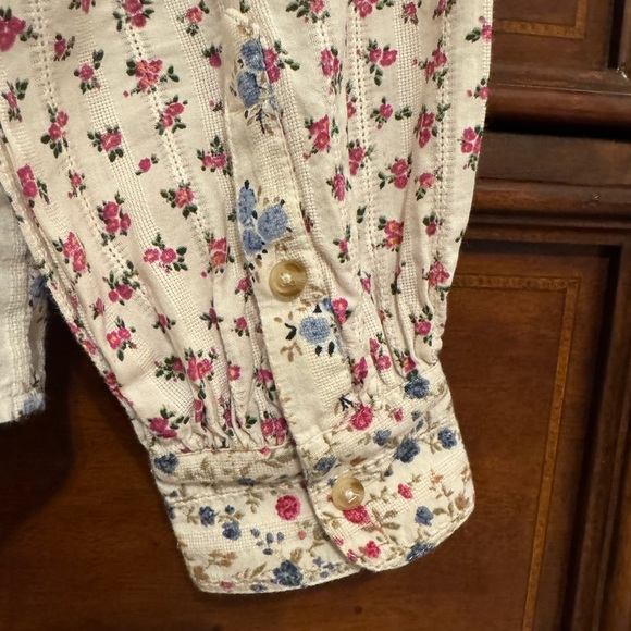 Sezane tiny shirt patchwork mini flowers - Picture 8 of 8